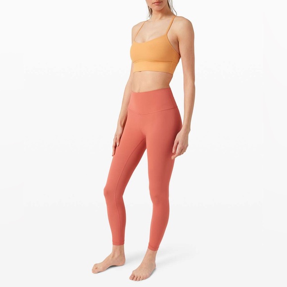 lululemon athletica Pants - Lululemon Wunder Under High-Rise Tight 28" *Full-On Luxtreme Rustic Coral Orange